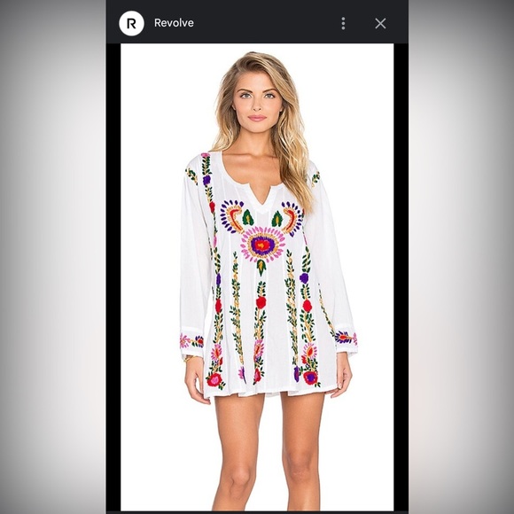 Revolve Raja The Barbara Dress in White | Revolve, Size Medium - Picture 1 of 7